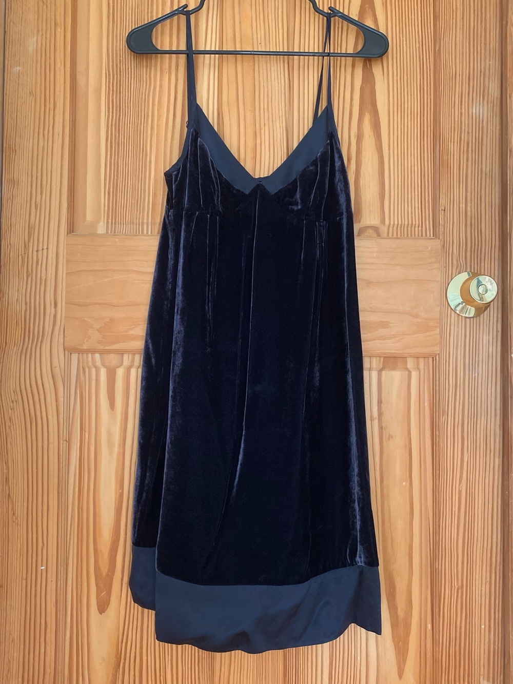 Vintage Gap black Velvet Slip Dress